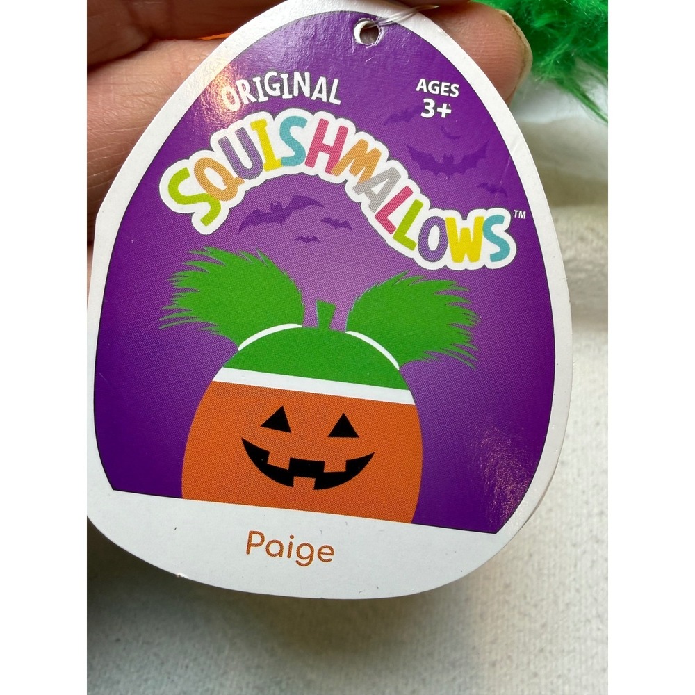 Squishmallows 5 Inch Holiday Bundle Paige Pumpkin and Carol Christmas Tree Plush - Picture 8 of 16